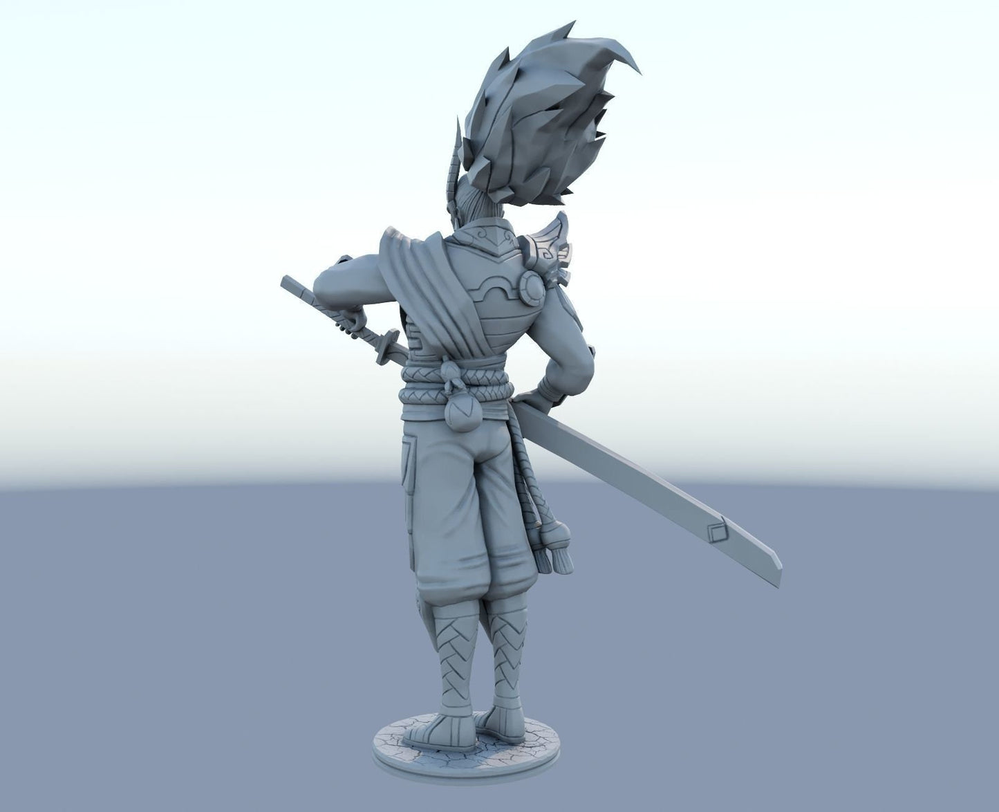 League of Legends Yasuo Blood Moon Figurine -  3D Printed Collectible for Your Gaming Heaven