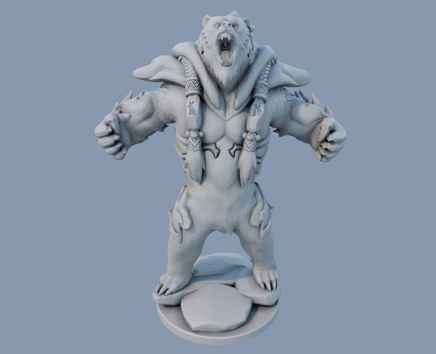 League of Legends Volibear Figurine -  3D Printed Collectible for Your Gaming Heaven