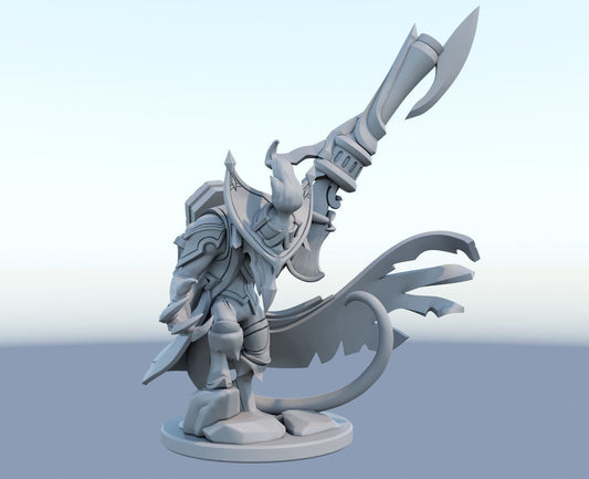 League of Legends  Twitch Hing noon Figurine -  3D Printed Collectible for Your Gaming Heaven
