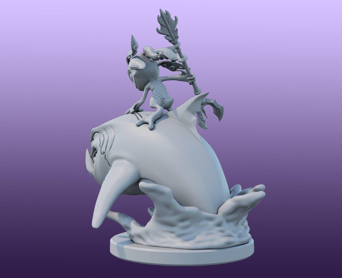 League of Legends Fizz Figurine -  3D Printed Collectible for Your Gaming Heaven