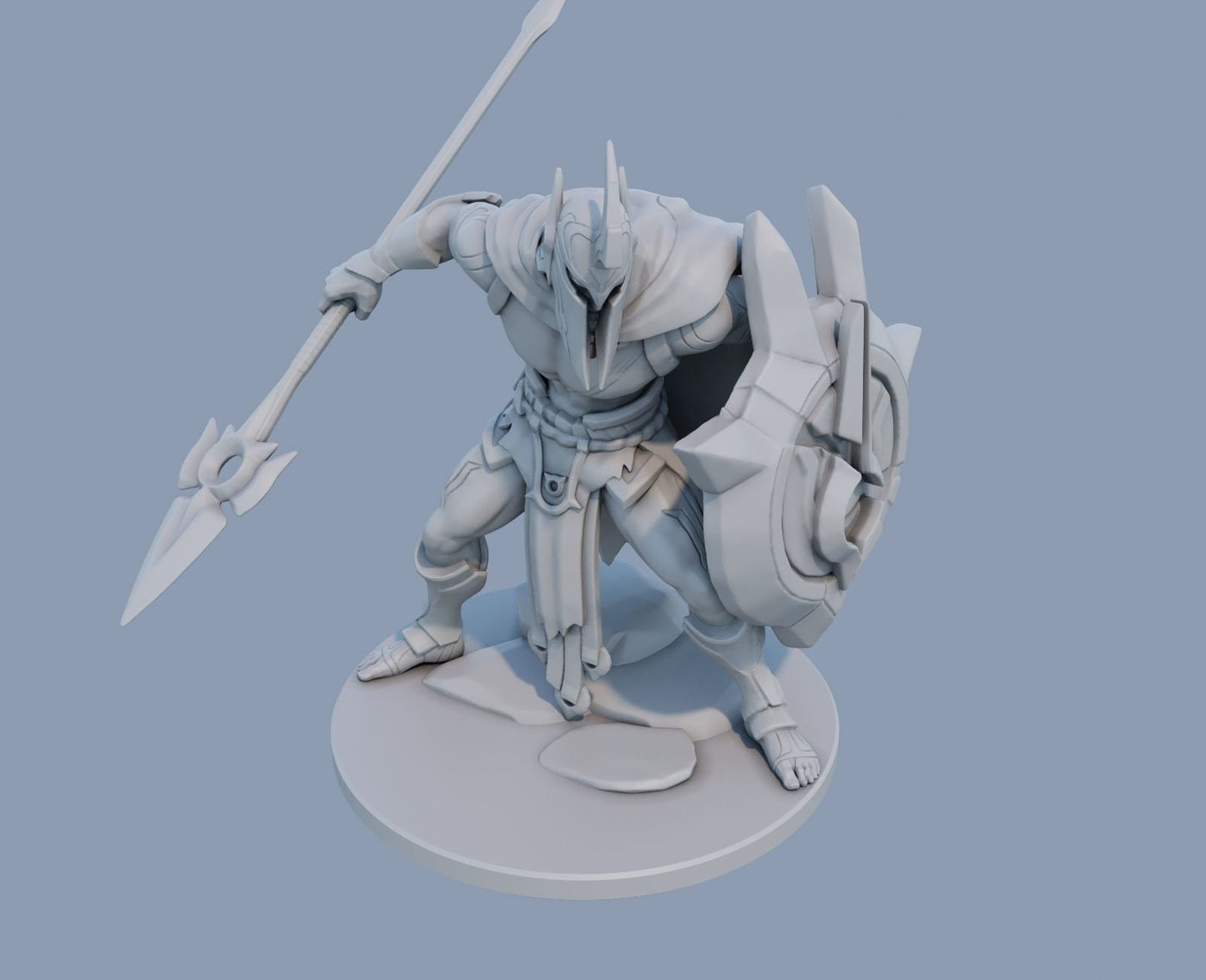 League of Legends Pantheon Figurine -  3D Printed Collectible for Your Gaming Heaven