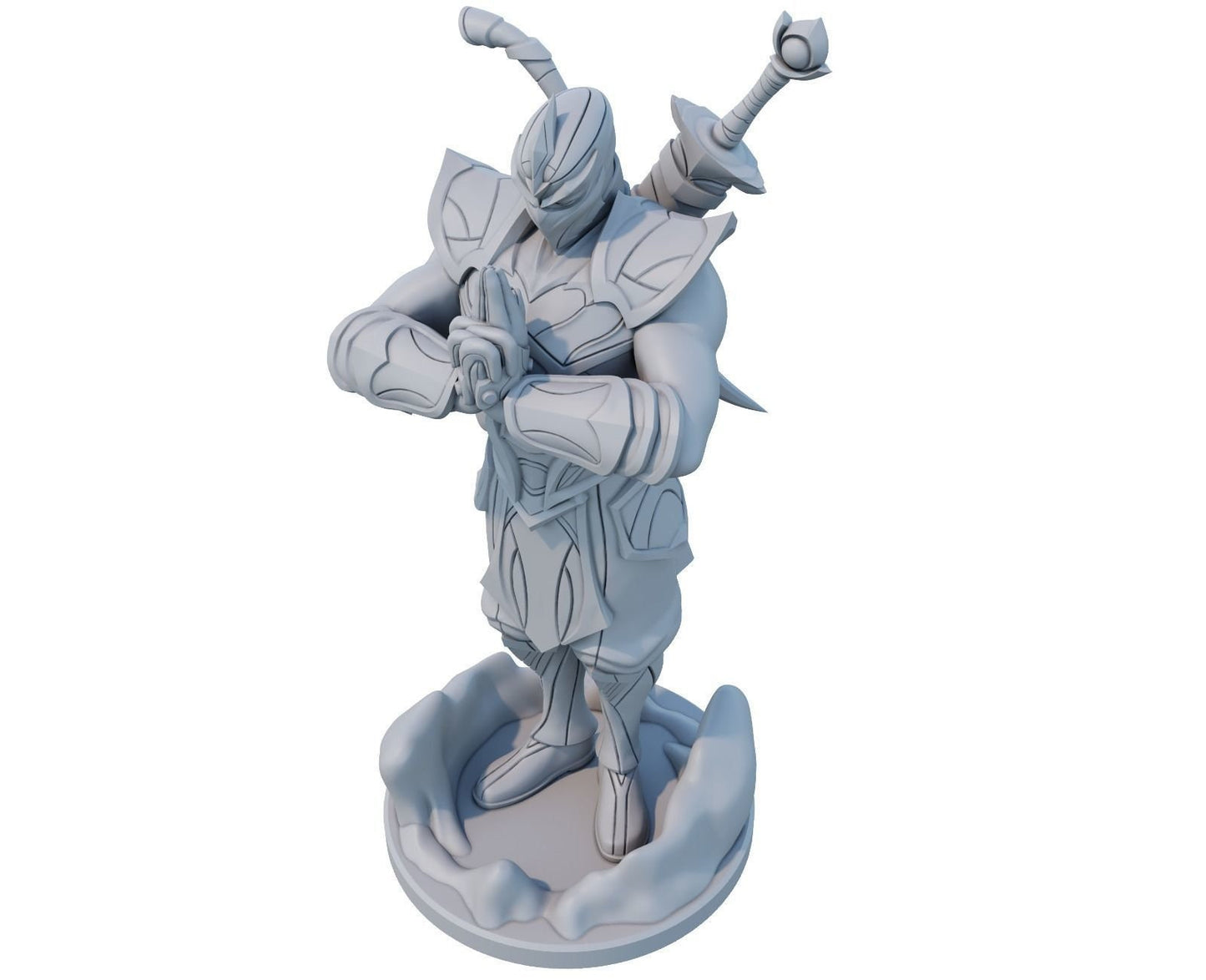 League of Legends Shen Figurine -  3D Printed Collectible for Your Gaming Heaven