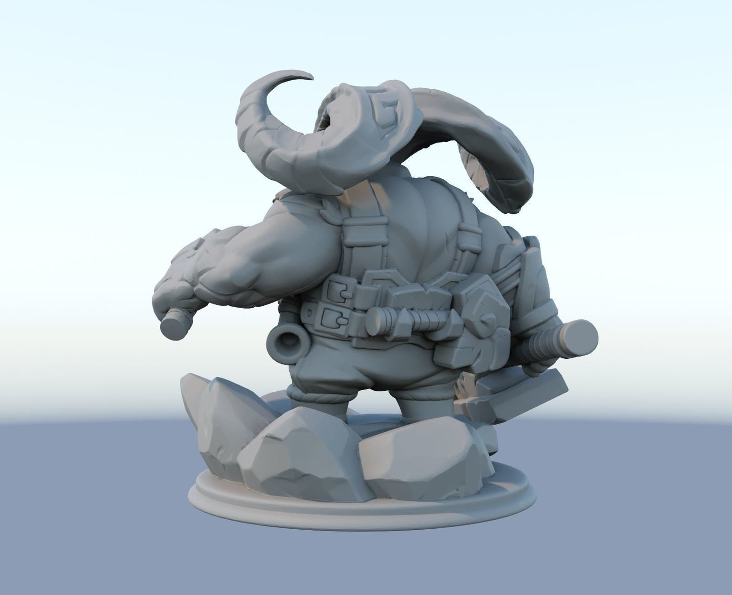League of Legends Ornn Figurine -  3D Printed Collectible for Your Gaming Heaven