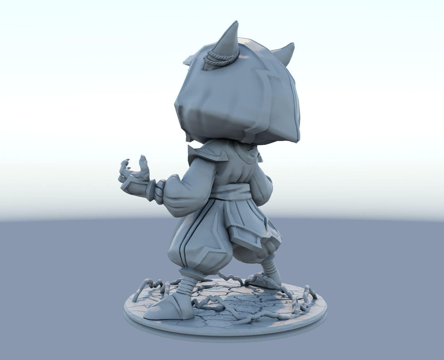 League of Legends  Kennen Figurine -  3D Printed Collectible for Your Gaming Heaven