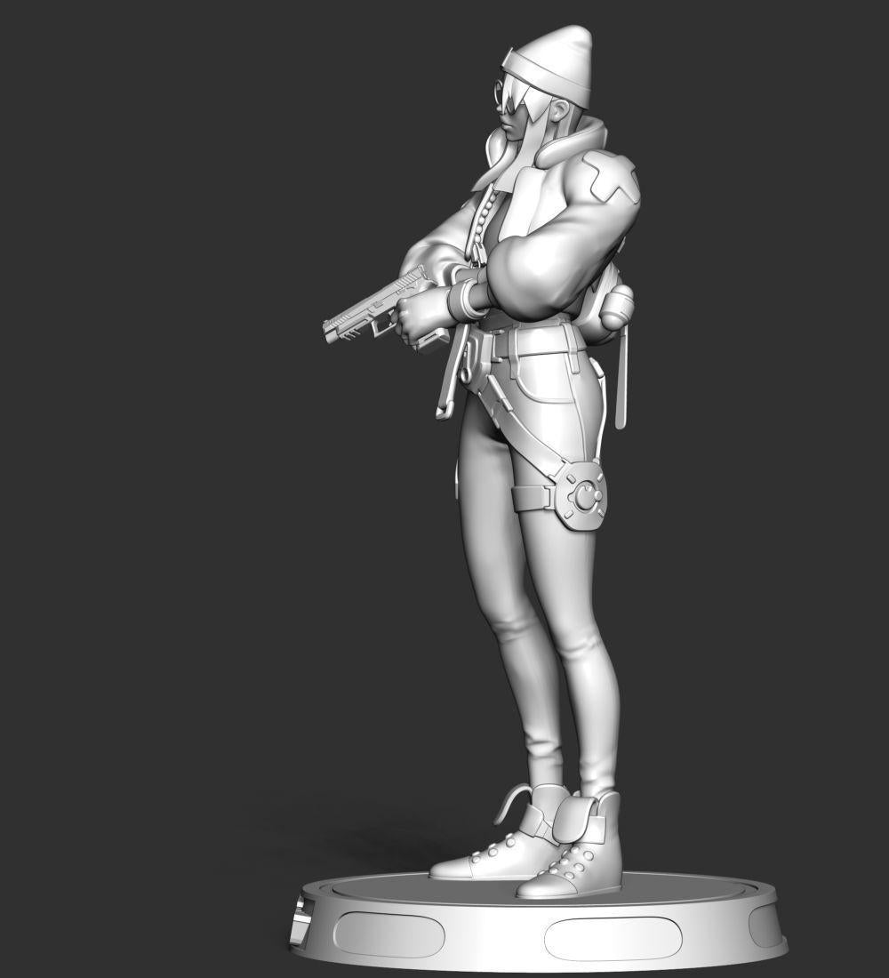 Valorant Killjoy Figurine with Platform -  3D Printed Collectible for Your Gaming Heaven
