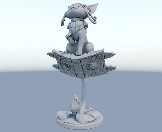 League of Legends Yuumi Figurine -  3D Printed Collectible for Your Gaming Heaven