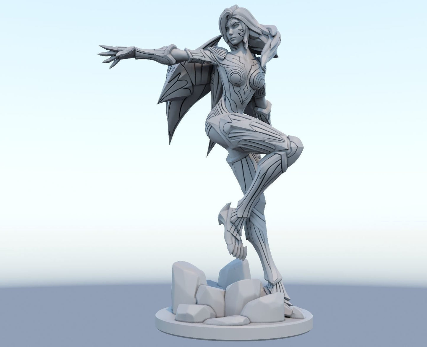 League of Legends Kaisa Figurine -  3D Printed Collectible for Your Gaming Haven