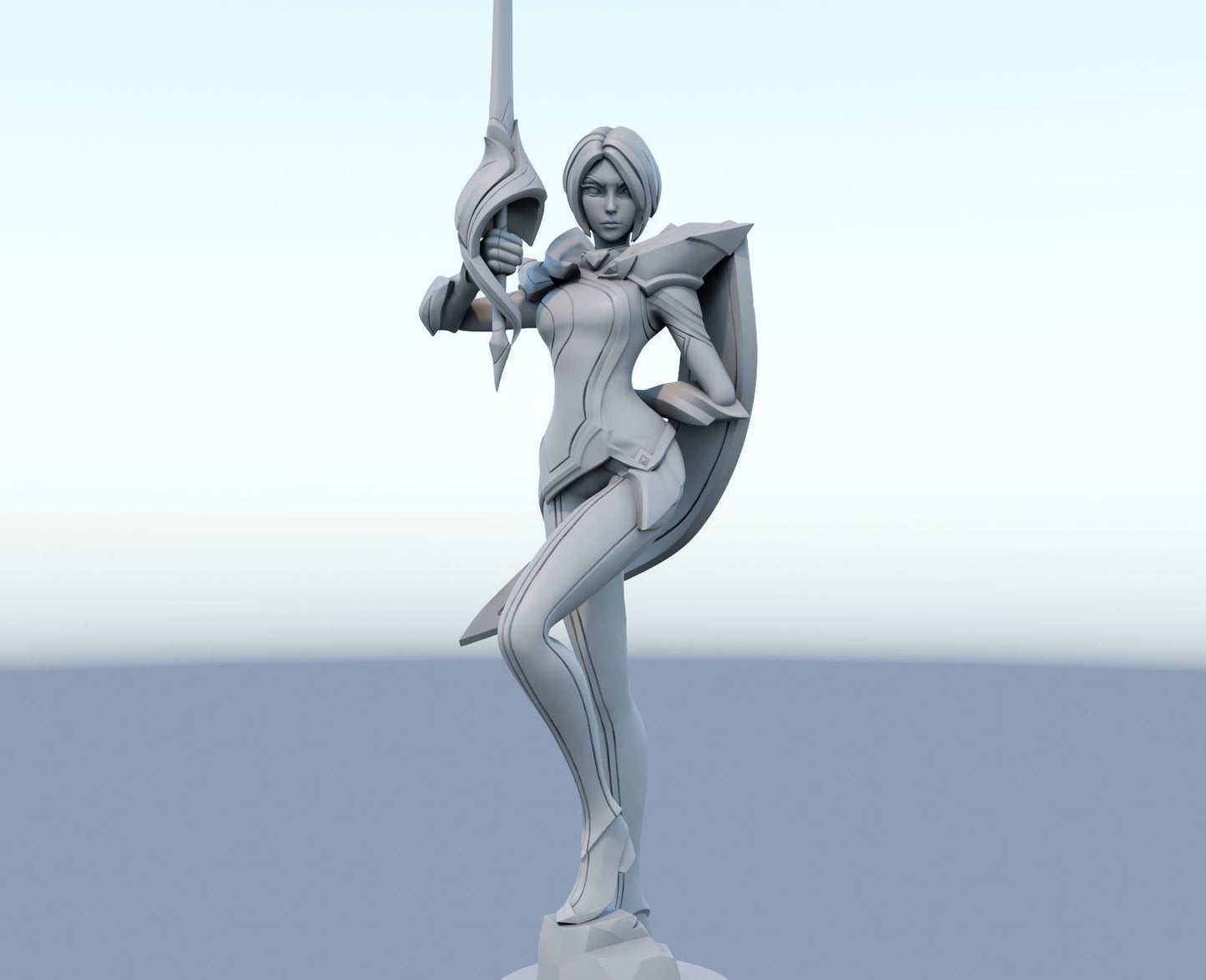 League of Legends Fioara Figurine -  3D Printed Collectible for Your Gaming Heaven