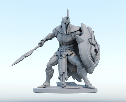 League of Legends Pantheon Figurine -  3D Printed Collectible for Your Gaming Heaven