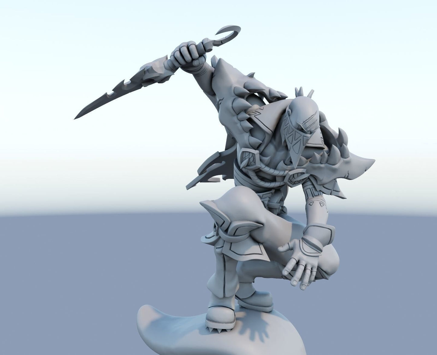 League of Legends Pyke Figurine -  3D Printed Collectible for Your Gaming Haven