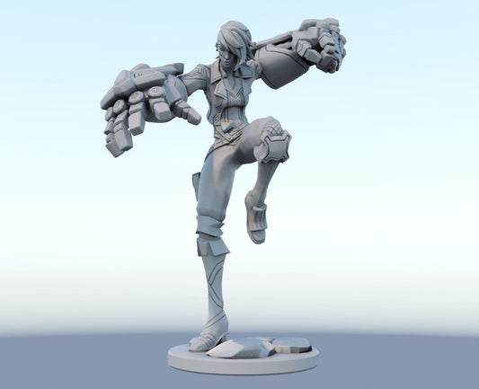 League of Legends Vi Arcane Figurine -  3D Printed Collectible for Your Gaming Heaven