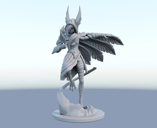 League of Legends Xayah Figurine -  3D Printed Collectible for Your Gaming Heaven