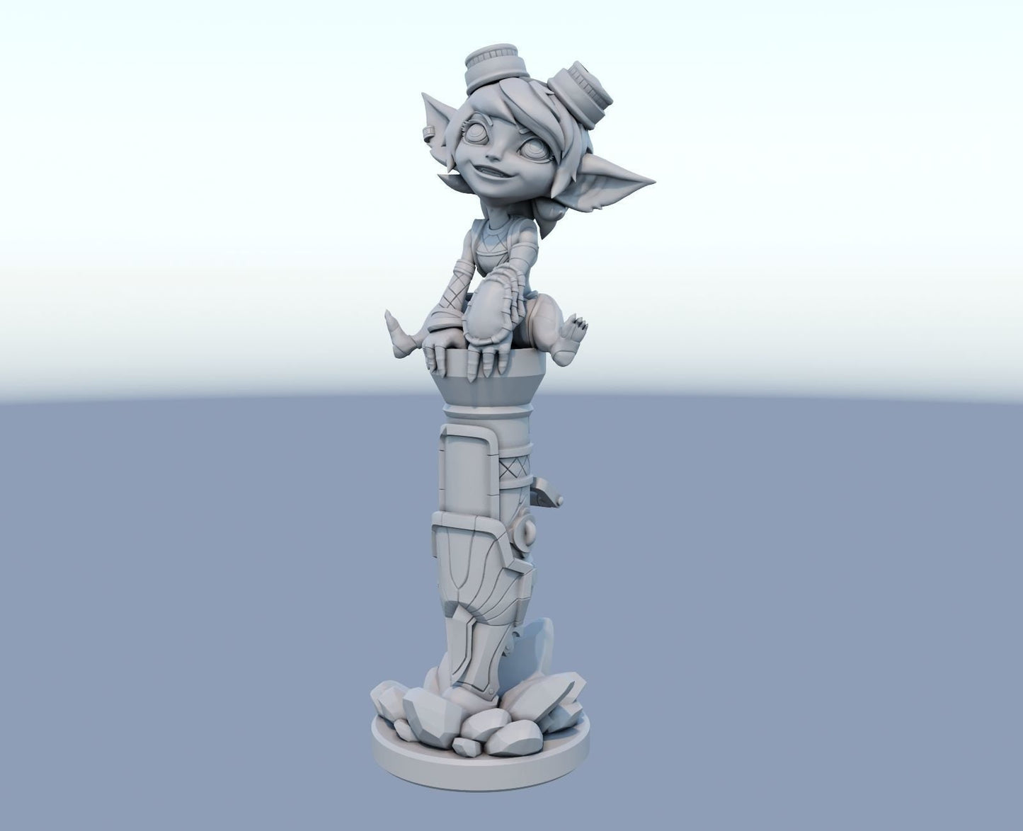 League of Legends Tristana Figurine -  3D Printed Collectible for Your Gaming Heaven