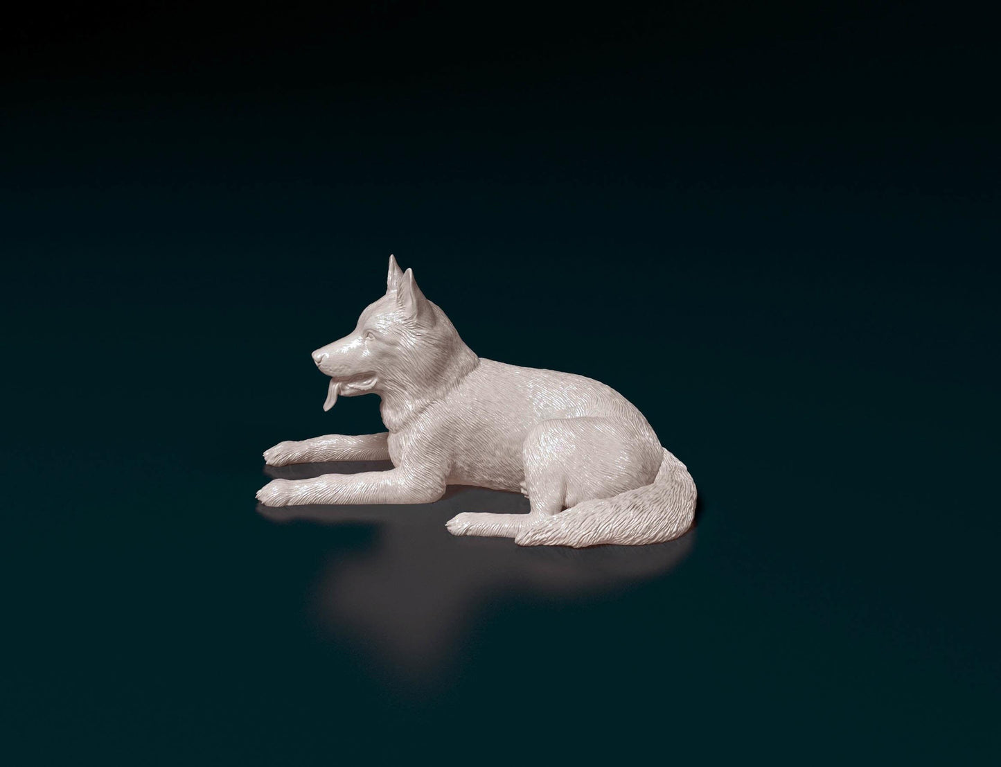 3D Printed German shepherd Dog  Figurine -