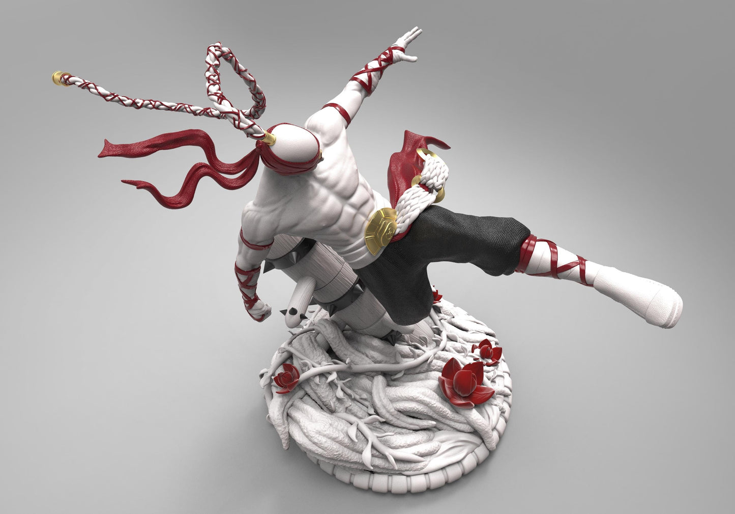 League of Legends Lee Sin-Inspired 3D Printed Figurine – Dynamic Display Piece for Gamers & Collectors