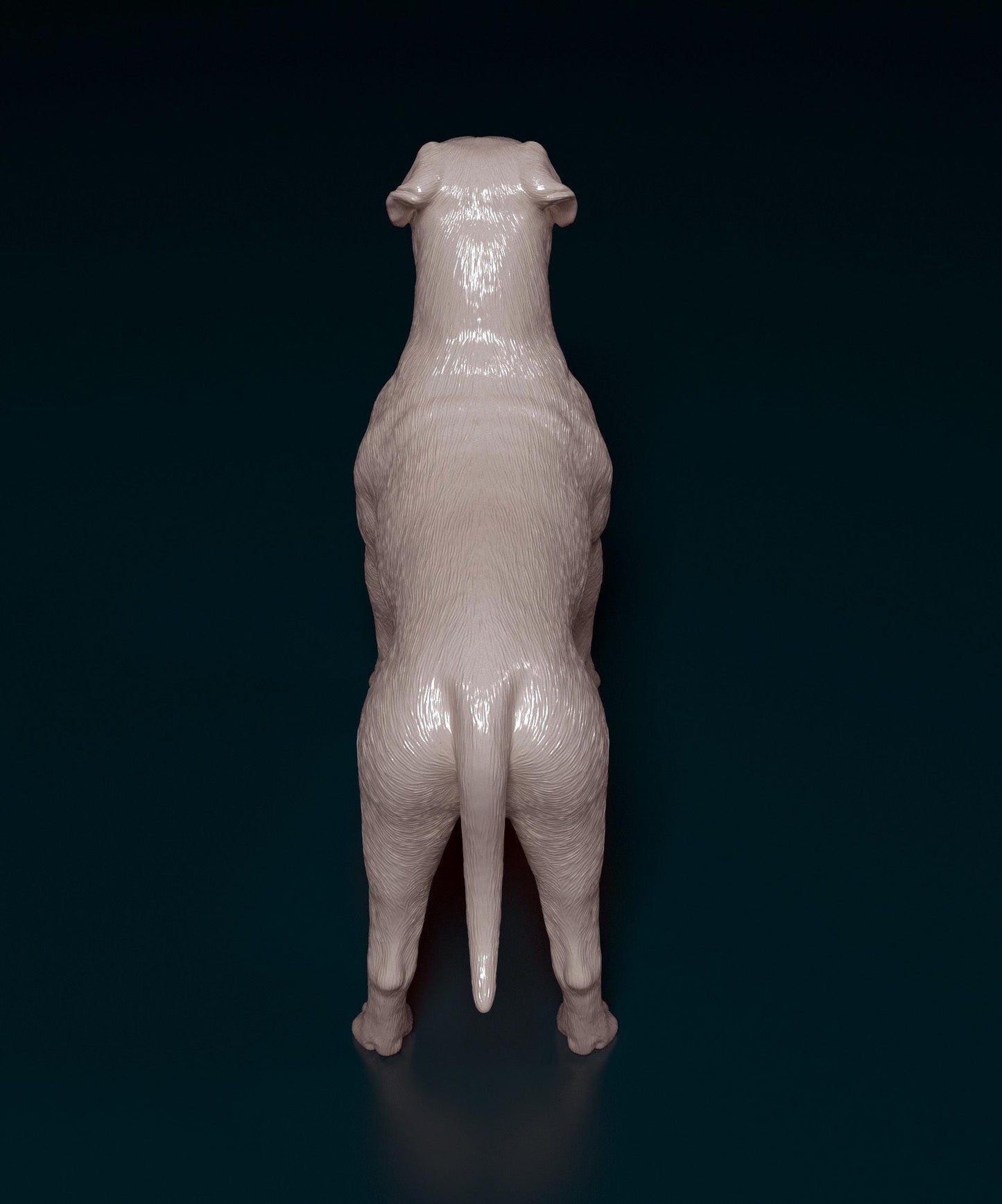 3D Printed American Bulldog  Figurine -
