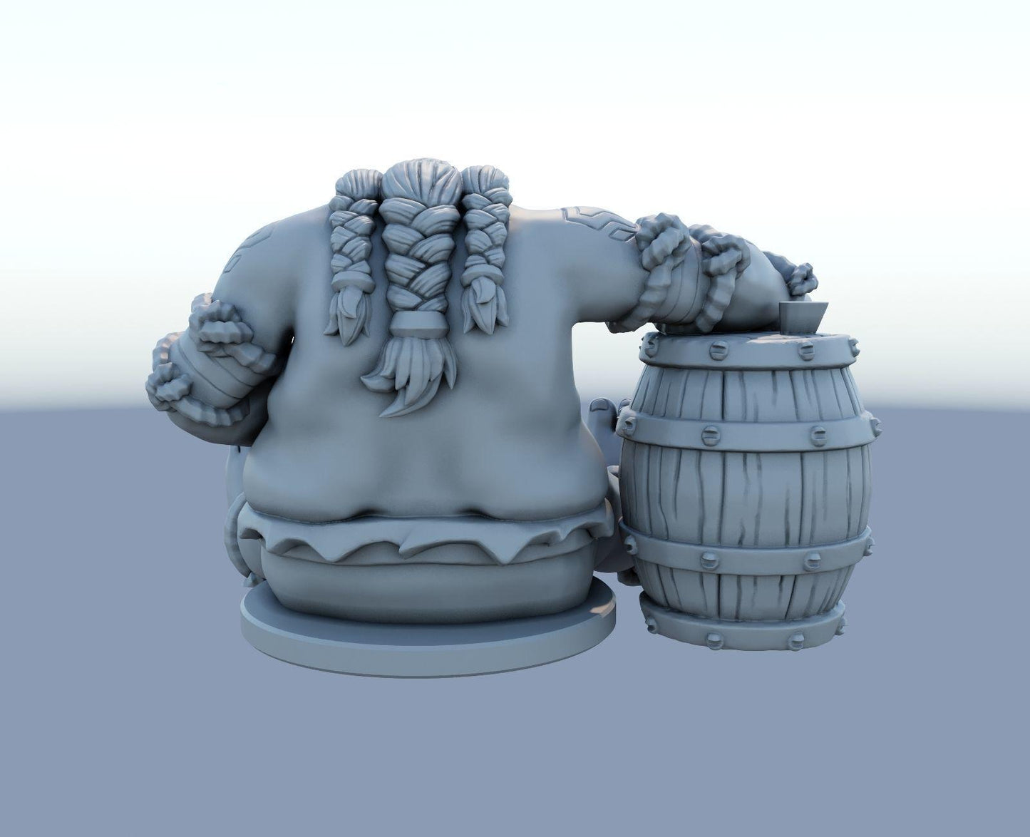 League of Legends  Gragas Figurine -  3D Printed Collectible for Your Gaming Heaven