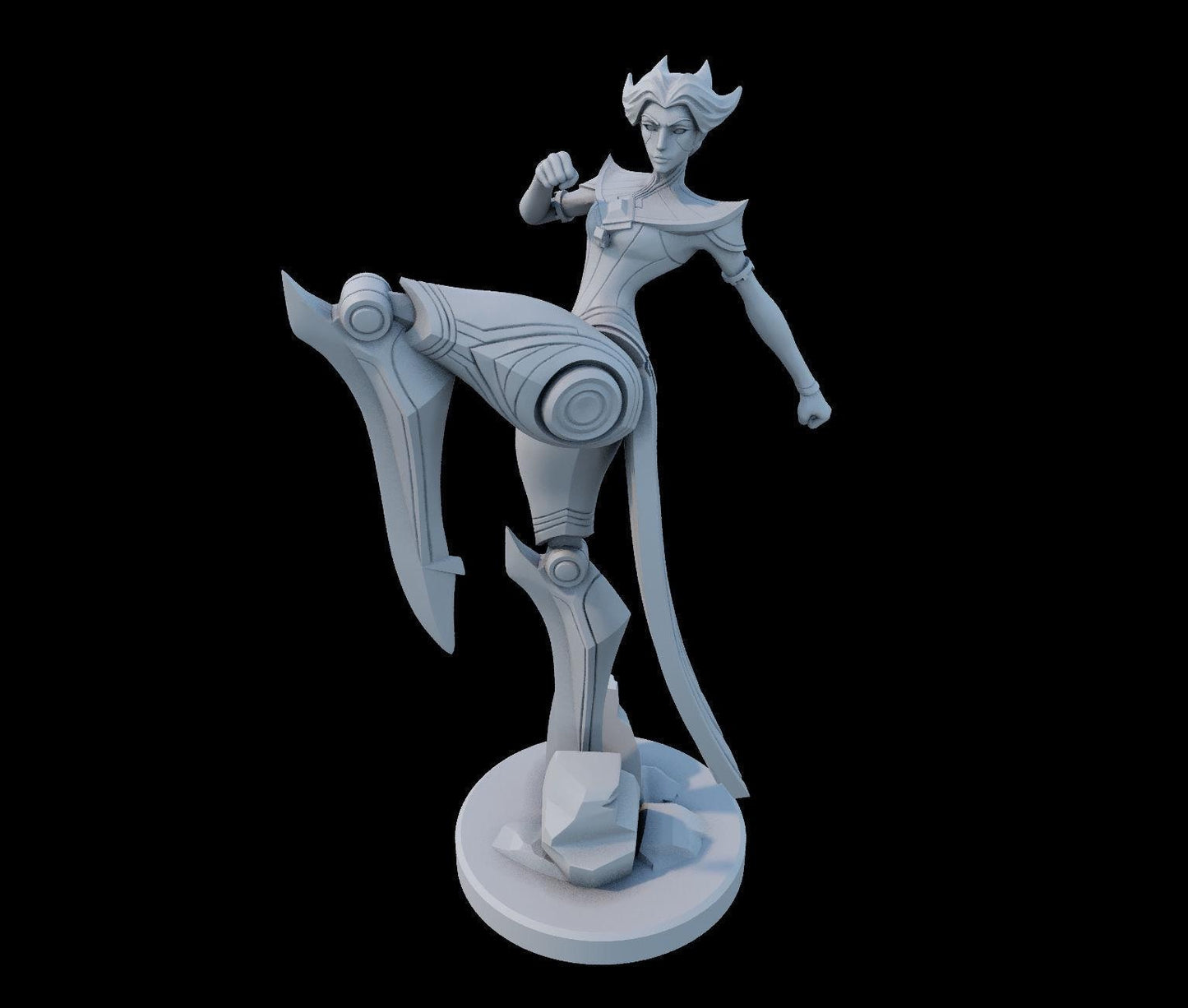 League of Legends Camille Figurine -  3D Printed Collectible for Your Gaming Heaven
