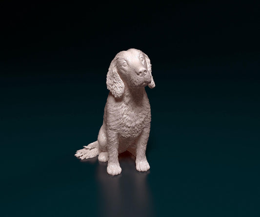 3D Printed English Cocker Spaniel  Figurine -